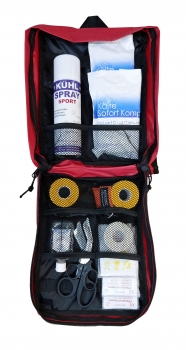 Erste-Hilfe-Rucksack S1 PLUS nach DIN 13157 + Sport-Ausstattung
